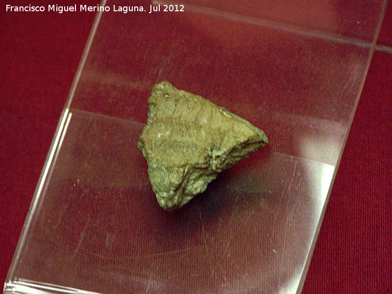 Eras del Alczar - Eras del Alczar. Fragmento de cermica. Museo Arqueolgico de beda