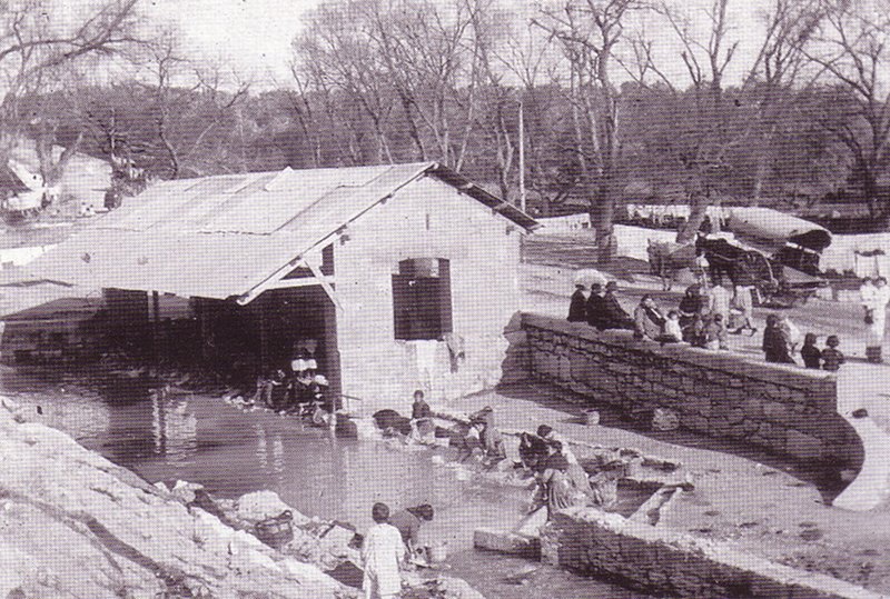Lavadero de la Fuente de la Pea - Lavadero de la Fuente de la Pea. 1910