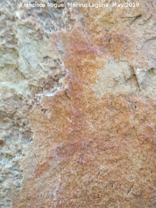 Pinturas rupestres del Paso del Canjorro I - Pinturas rupestres del Paso del Canjorro I. Antropomorfo
