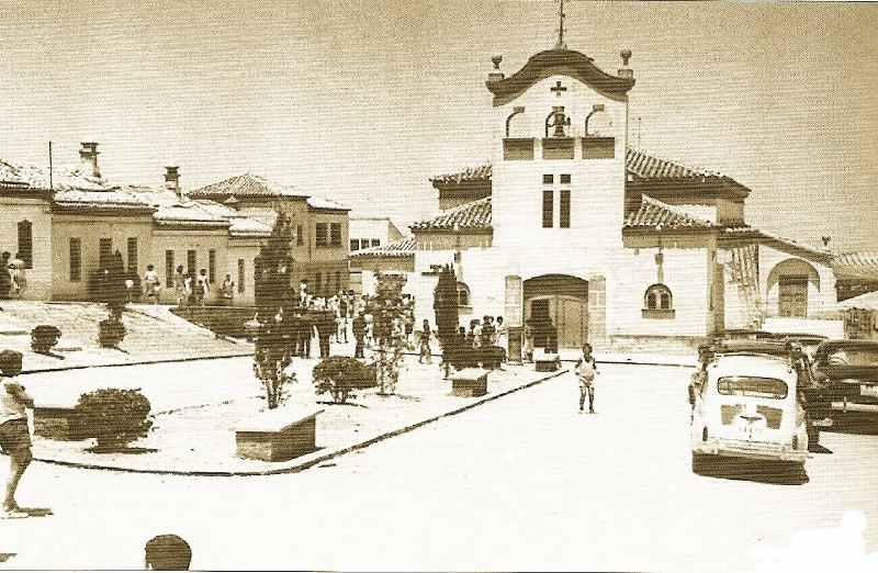 Plaza de Santa Isabel - Plaza de Santa Isabel. Foto antigua