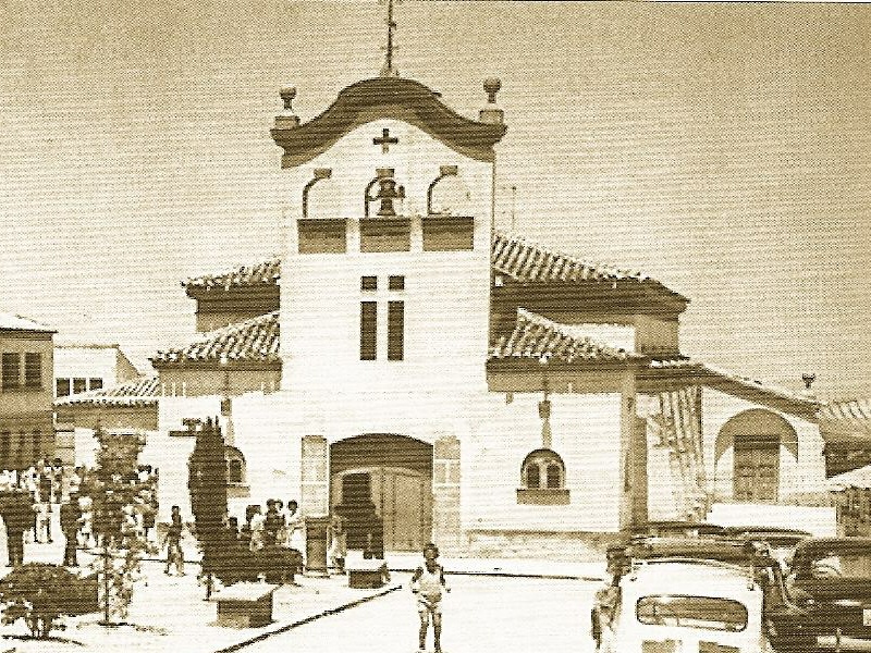 Iglesia de Santa Isabel - Iglesia de Santa Isabel. Foto antigua
