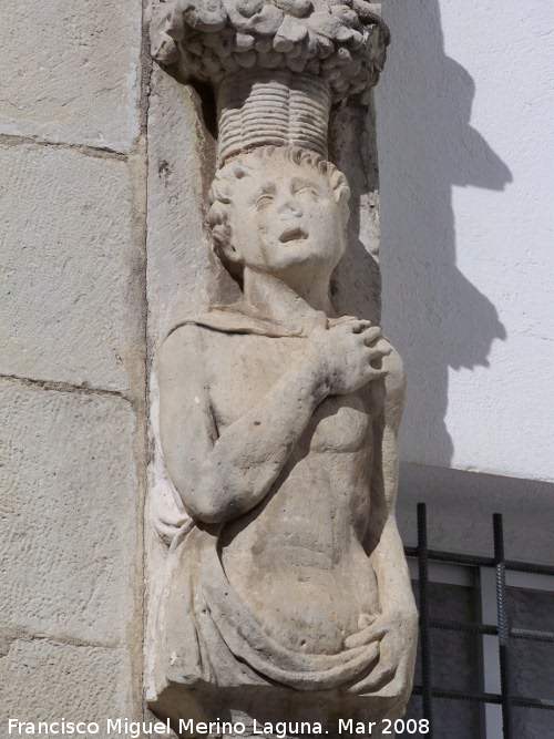 Fuente de Los Caos - Fuente de Los Caos. Estatua derecha