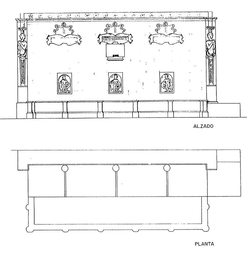 Fuente de Los Caos - Fuente de Los Caos. Planos