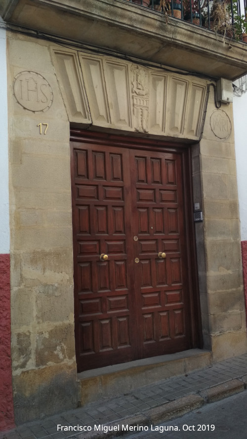 Casa de la Calle Parras n 17 - Casa de la Calle Parras n 17. 