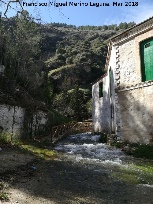 Cueva de los Baos - Cueva de los Baos. A su paso por el Balneario