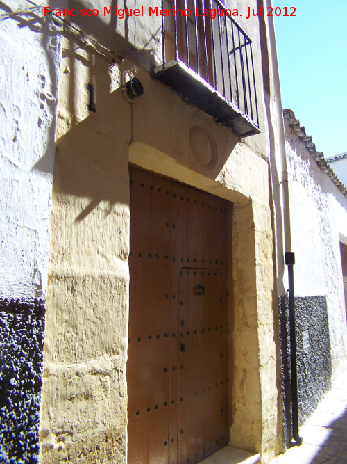 Casa de la Calle Horno de Santiago n 1 - Casa de la Calle Horno de Santiago n 1. Portada