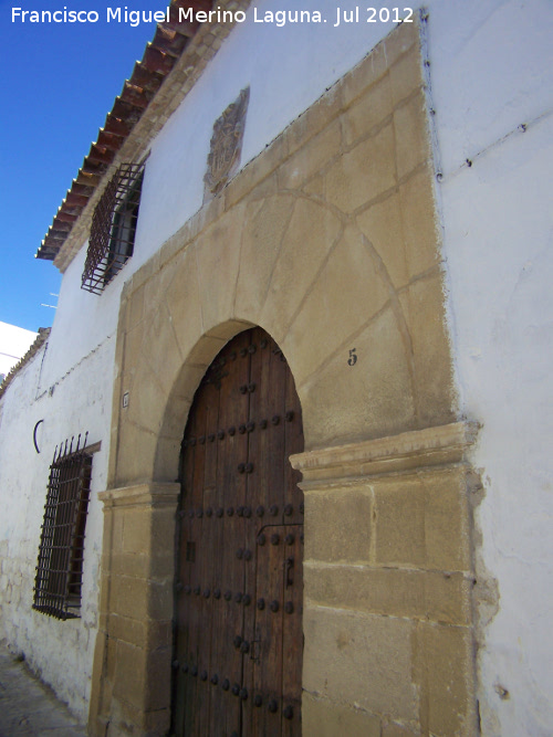 Casa de la Calle Horno de Santiago n 5 - Casa de la Calle Horno de Santiago n 5. Portada
