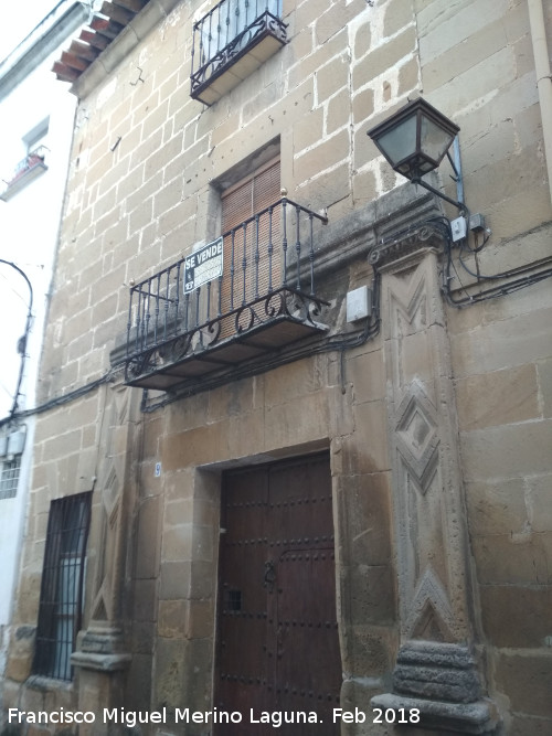 Casa de la Calle Roque Rojas n 9 - Casa de la Calle Roque Rojas n 9. Fachada