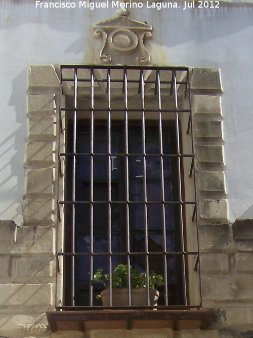 Casa de la Calle Gins Gmez n 5 - Casa de la Calle Gins Gmez n 5. Ventana