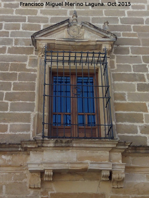 Palacio de Angus Medinilla - Palacio de Angus Medinilla. Ventana monumental