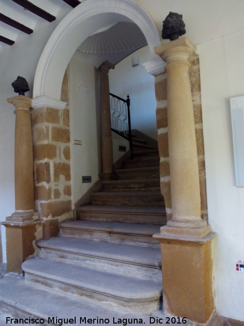 Palacio de Angus Medinilla - Palacio de Angus Medinilla. Escalera