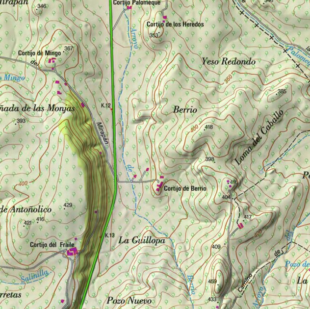 Cortijo de Berrio - Cortijo de Berrio. Mapa