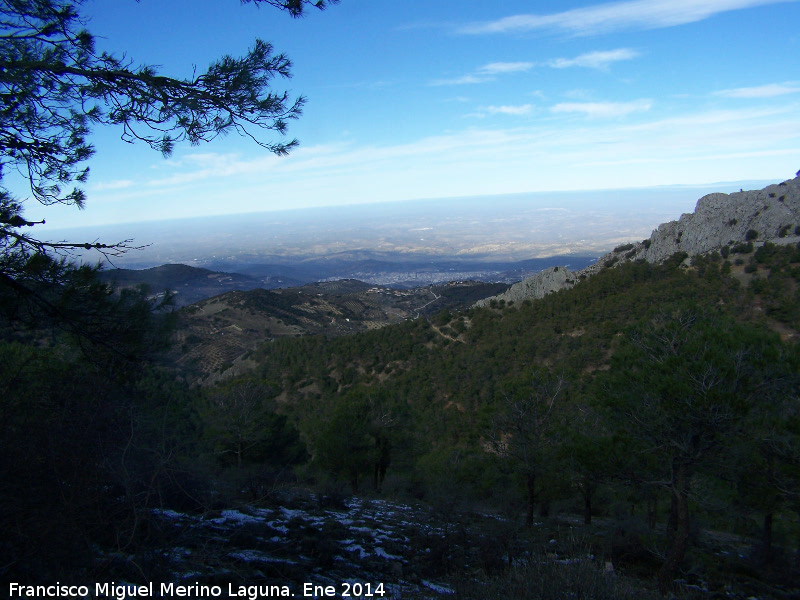 Jabalcuz - Jabalcuz. Vistas hacia Torredelcampo