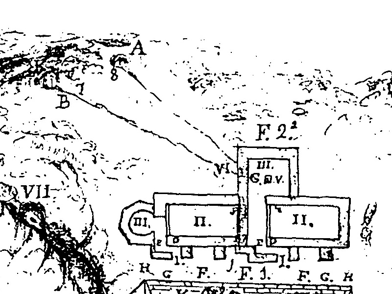 Balneario de Jabalcuz - Balneario de Jabalcuz. Mapa antiguo