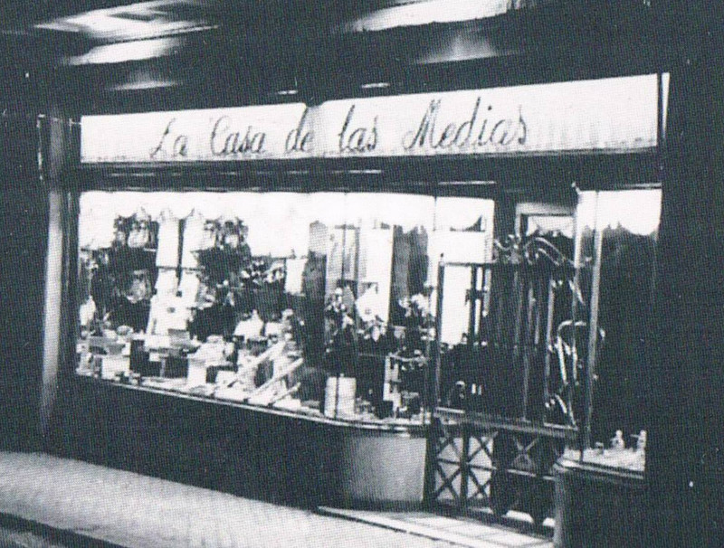 Calle lamos - Calle lamos. Foto antigua. Casa de las Medias