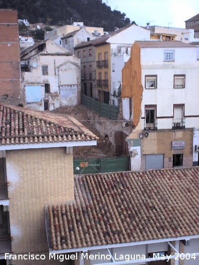 Calle Arco Puerta de Granada - Calle Arco Puerta de Granada. Excavacin arqueolgica en la Calle Arco Puerta de Granada desde la azotea del Torren del Conde de Torralba