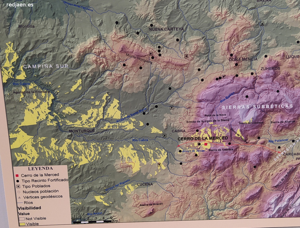 Palacio ibero del Cerro de la Merced - Palacio ibero del Cerro de la Merced. Visibilidad