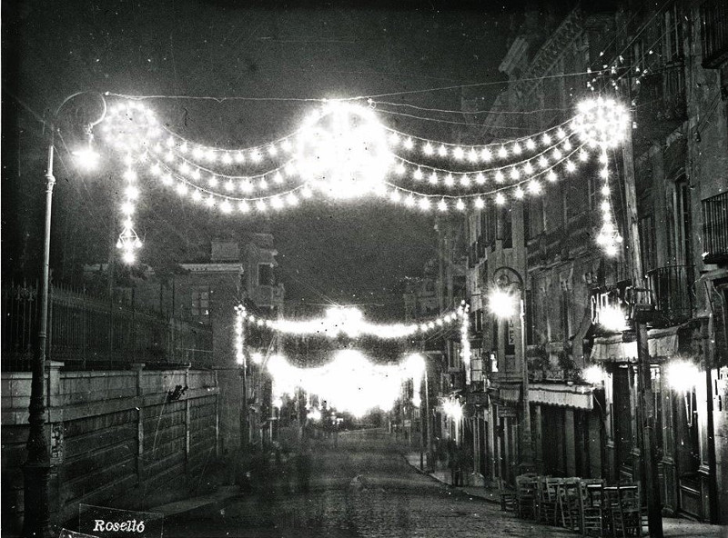Calle Bernab Soriano - Calle Bernab Soriano. Foto antigua. Fotografa de Jaime Rosell Caada. Archivo IEG