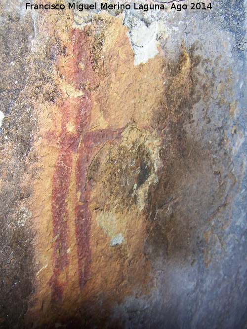 Pinturas rupestres del Pasillo del Zumbel Bajo - Pinturas rupestres del Pasillo del Zumbel Bajo. Zooformo