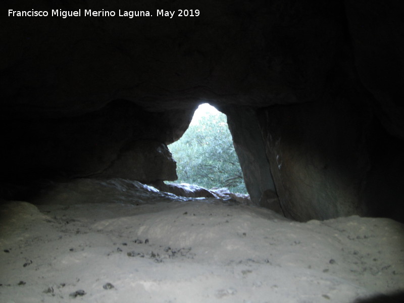 Pinturas rupestres de la Cueva del Canjorro II - Pinturas rupestres de la Cueva del Canjorro II. Entrada