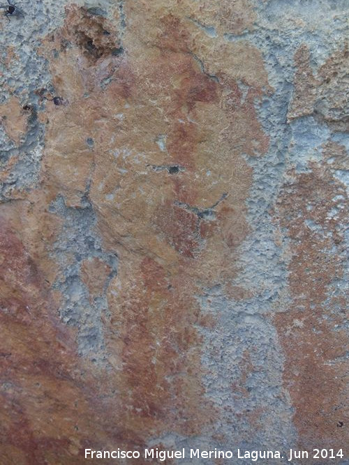 Pinturas rupestres del Cerro Veleta - Pinturas rupestres del Cerro Veleta. Antropomorfo