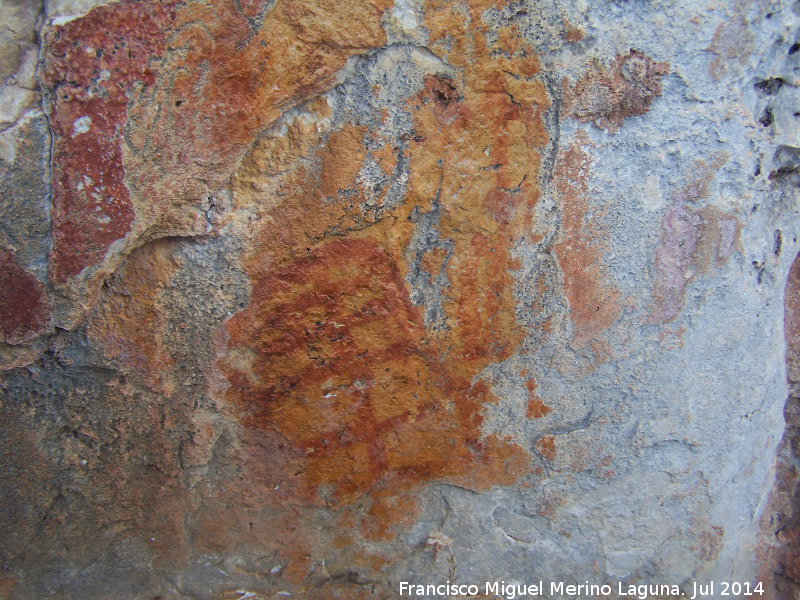 Pinturas rupestres del Cerro Veleta - Pinturas rupestres del Cerro Veleta. Panel