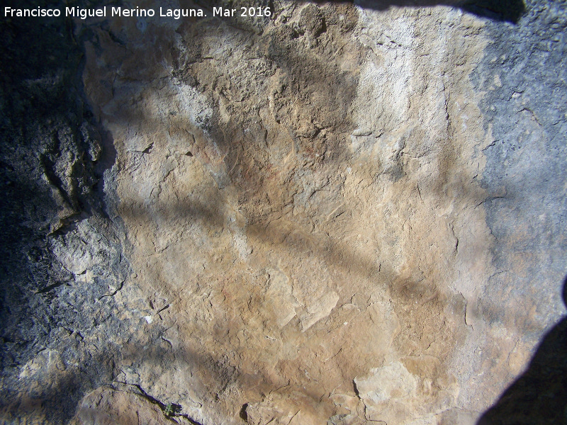 Pinturas rupestres de la Cueva del Depsito Grupo II - Pinturas rupestres de la Cueva del Depsito Grupo II. Abrigo