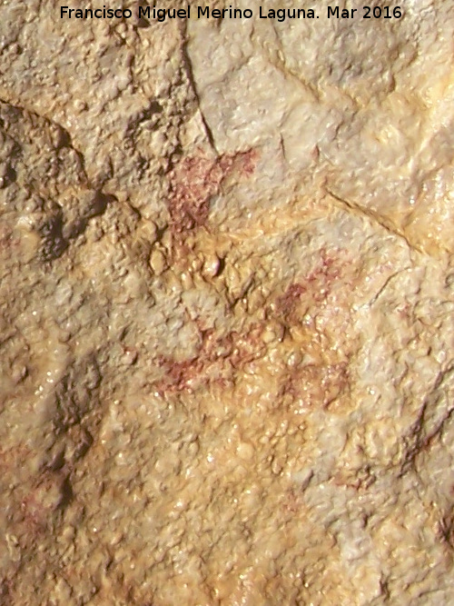 Pinturas rupestres de la Cueva del Depsito Grupo II - Pinturas rupestres de la Cueva del Depsito Grupo II. Pintura rupestre del centro