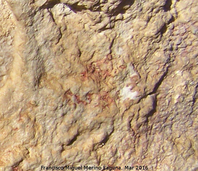 Pinturas rupestres de la Cueva del Depsito Grupo II - Pinturas rupestres de la Cueva del Depsito Grupo II. Pinturas rupestres de la derecha