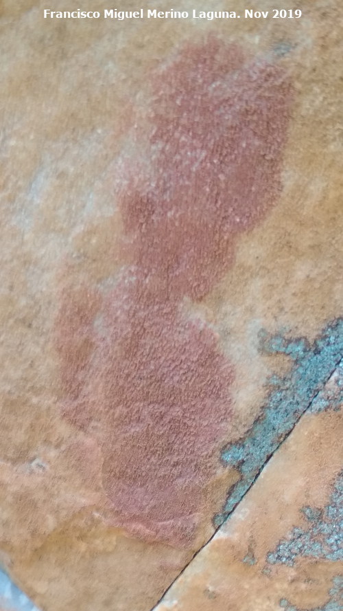 Pinturas rupestres del Cimbarrillo de Mara Antonia II - Pinturas rupestres del Cimbarrillo de Mara Antonia II. Barra superior