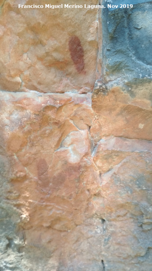 Pinturas rupestres del Cimbarrillo de Mara Antonia II - Pinturas rupestres del Cimbarrillo de Mara Antonia II. Parte baja