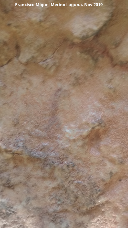 Pinturas rupestres del Cimbarrillo de Mara Antonia II - Pinturas rupestres del Cimbarrillo de Mara Antonia II. Restos bajos
