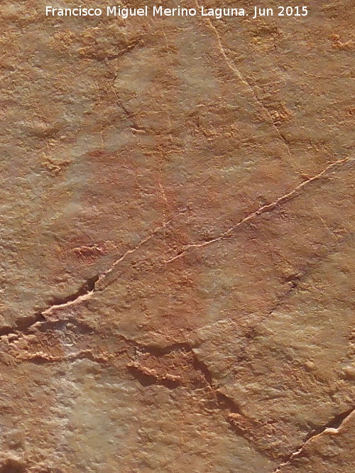 Pinturas rupestres del Barranco de la Cueva Grupo II - Pinturas rupestres del Barranco de la Cueva Grupo II. Figura indeterminada