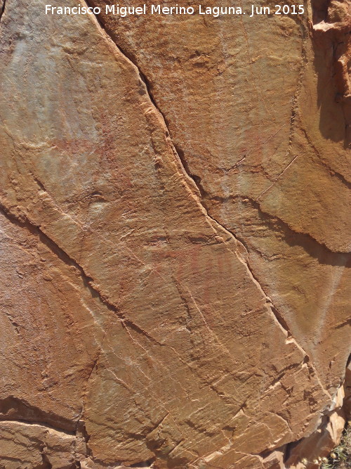 Pinturas rupestres del Barranco de la Cueva Grupo II - Pinturas rupestres del Barranco de la Cueva Grupo II. Panel