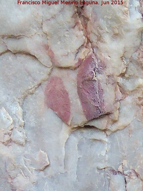 Pinturas rupestres de la Cueva de los Arcos II - Pinturas rupestres de la Cueva de los Arcos II. Barras