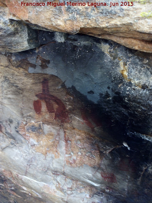 Pinturas rupestres de la Cueva de los Arcos III - Pinturas rupestres de la Cueva de los Arcos III. 