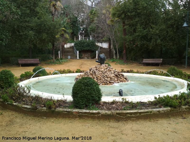 Fuente de los Jardines de Jabalcuz - Fuente de los Jardines de Jabalcuz. Parte trasera