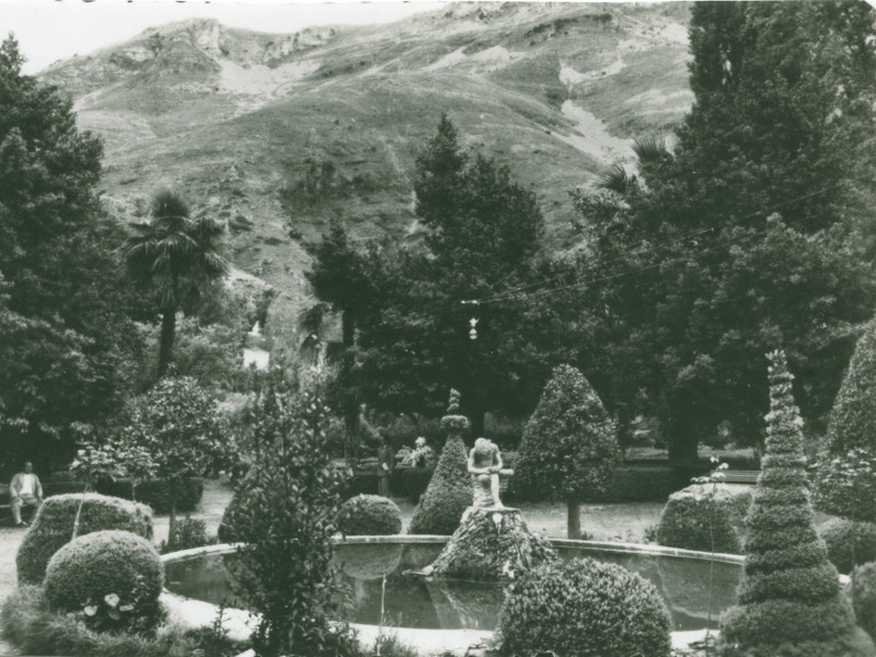 Fuente de los Jardines de Jabalcuz - Fuente de los Jardines de Jabalcuz. Foto antigua