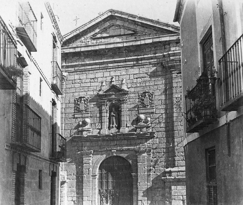 Calle Las Bernardas - Calle Las Bernardas. Foto antigua IEG