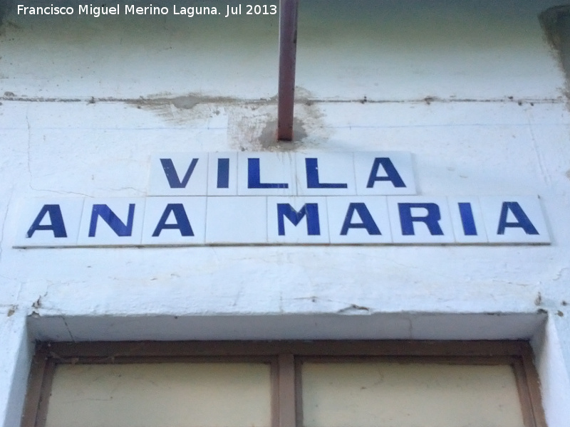 Villa Ana Mara - Villa Ana Mara. Letrero