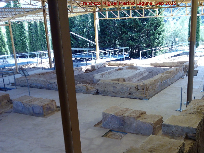 Villa romana de El Ruedo - Villa romana de El Ruedo. Patio