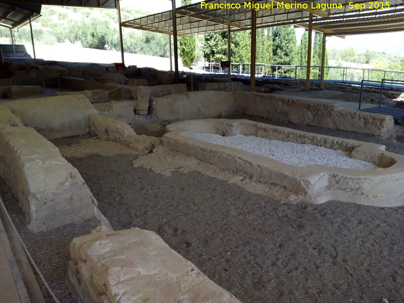 Villa romana de El Ruedo - Villa romana de El Ruedo. Patio