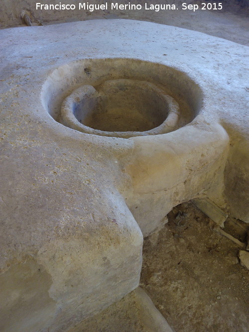 Villa romana de El Ruedo - Villa romana de El Ruedo. Fuente del triclinium