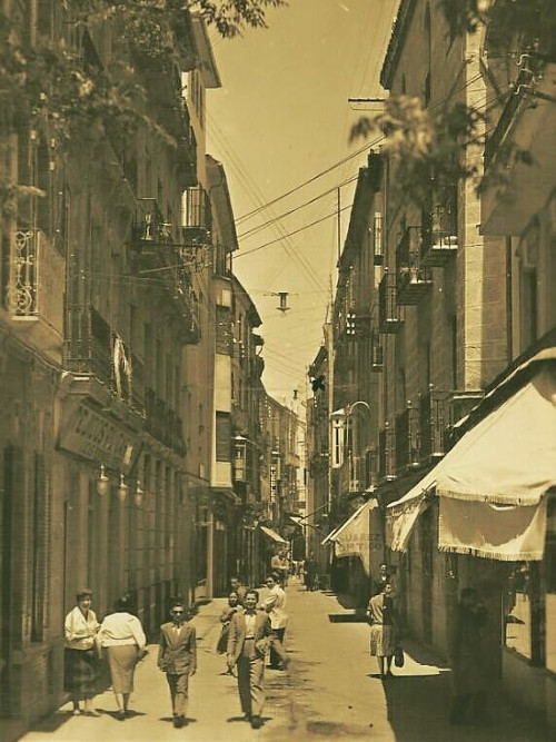 Calle Maestra - Calle Maestra. Foto antigua