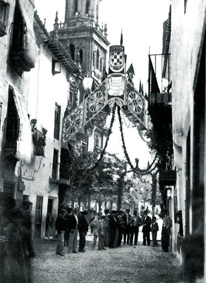 Calle Maestra - Calle Maestra. 1968. Adornada para la infanta Isabel