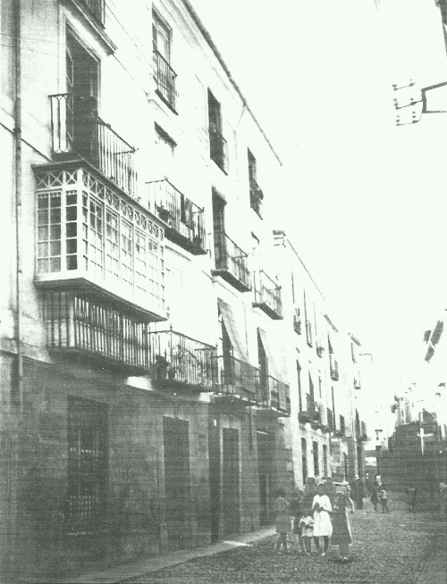 Calle Martnez Molina - Calle Martnez Molina. Foto antigua