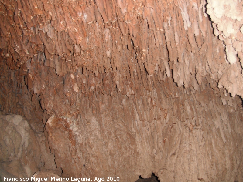 Cueva del Molinete - Cueva del Molinete. Estalactitas