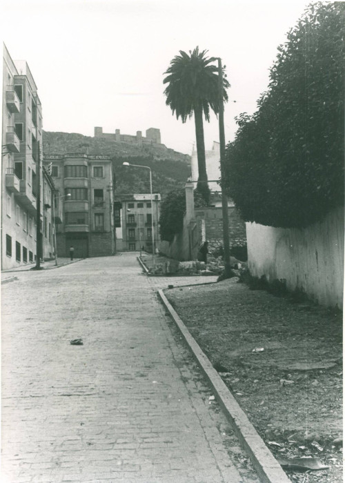 Calle Rey Alhamar - Calle Rey Alhamar. Foto antigua