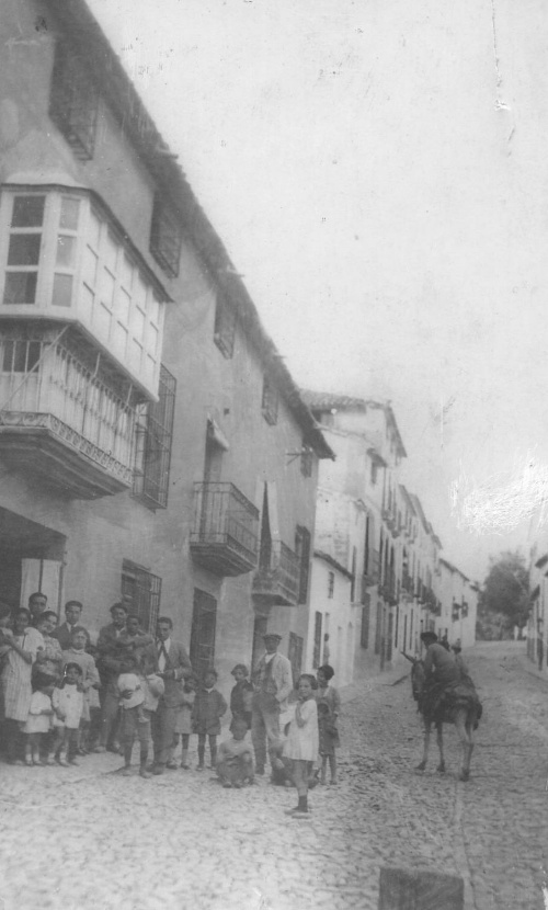 Calle del Santo - Calle del Santo. Foto antigua