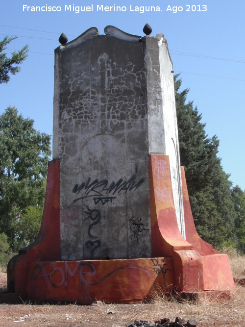 Fuente del Pantano de Guadaln - Fuente del Pantano de Guadaln. 